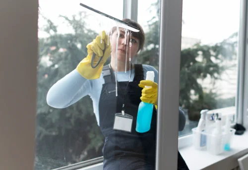 Nettoyage de vitres intérieures et extérieures à Saint-Pois